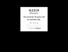 Tablet Screenshot of maximbrewery.co.uk